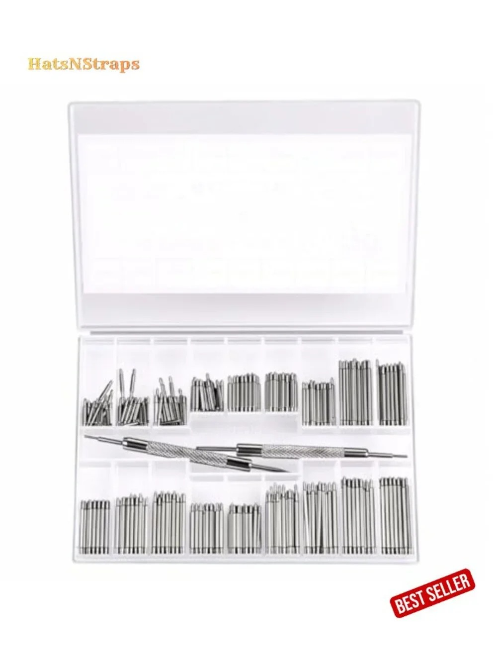 360pcs Watch Band Spring Bars 8-25mm with Remover Tool Kit for Strap Repair